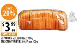 Supabarn Supabarn Sliced Bread offer