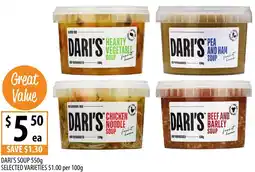 Supabarn Dari's soup offer