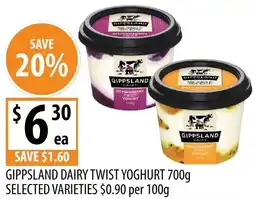 Supabarn Gippsland boysenberry yogurt offer