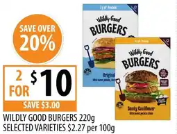 Supabarn Wildly good burgers offer