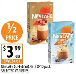 Supabarn Nescafe coffee sachets offer