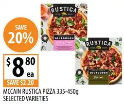 Supabarn Mccain rustica pizza offer
