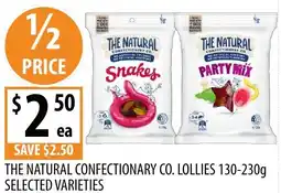Supabarn The natural confectionary co. lollies offer