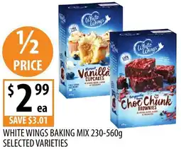 Supabarn WHITE WINGS BAKING MIX offer