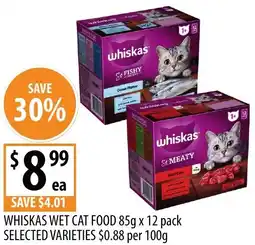 Supabarn Whiskas wet cat food offer