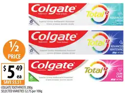 Supabarn Colgate toothpaste selected offer