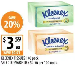 Supabarn Kleenex tissues offer
