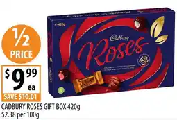 Supabarn Cadbury roses gift box offer