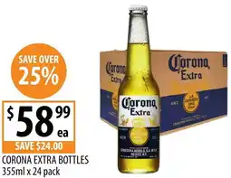 Corona extra bottles