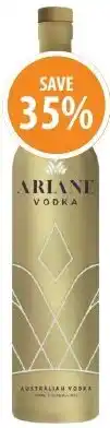 Supabarn Ariane premium australian vodka offer
