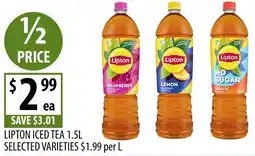 Supabarn Lipton iced tea offer