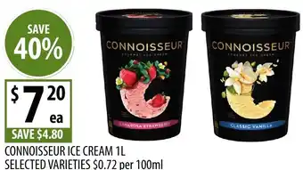 Supabarn Connoisseur ice cream offer