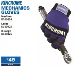 Burson Auto Parts Kincrome mechanics gloves offer
