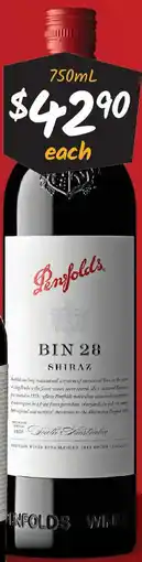Cellarbrations Penfolds Bin 28 2022 offer
