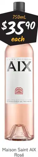 Cellarbrations Maison Saint AIX Rosé offer