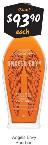 Cellarbrations Angels Envy Bourbon offer