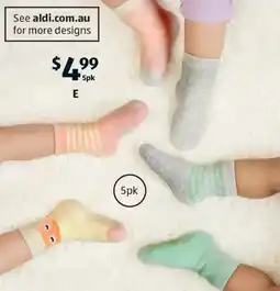 ALDI Infant Socks offer