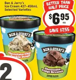 IGA Ben & Jerry's Ice Cream offer
