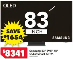 Harvey Norman Samsung 83" S95F 4K' OLED Smart AI TV offer