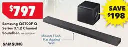 Harvey Norman Samsung QS700F Q Series 3.1.2 Channel Soundbar offer