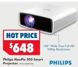 Harvey Norman Philips NeoPix 550 Smart Projector. offer