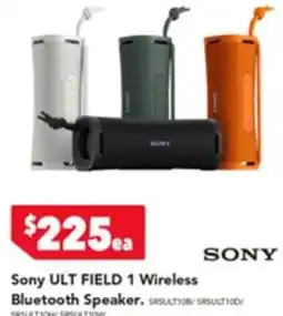 Harvey Norman Sony ULT FIELD 1 Wireless Bluetooth Speaker offer