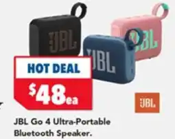 Harvey Norman JBL Go 4 Ultra-Portable Bluetooth Speaker offer