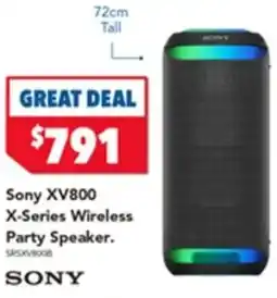 Harvey Norman Sony XV800 X-Series Wireless Party Speaker offer
