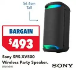 Harvey Norman Sony SRS-XV500 Wireless Party Speaker offer
