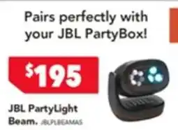 Harvey Norman JBL PartyLight Beam offer