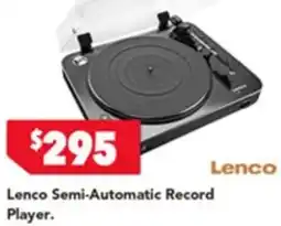 Harvey Norman Lenco Semi-Automatic Record Player offer