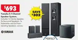 Harvey Norman Yamaha 5.1-Channel Speaker System offer