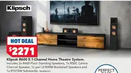 Harvey Norman Klipsch R600 5.1-Channel Home Theatre System offer