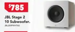 Harvey Norman JBL Stage 2 10 Subwoofer offer