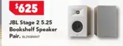 Harvey Norman JBL Stage 2 5.25 Bookshelf Speaker Pair offer