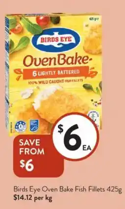 Foodworks Birds Eye Oven Bake Fish Fillets offer
