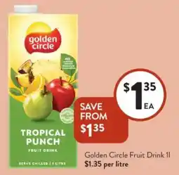 Foodworks Golden Circle Fruit Drink offer