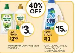 Foodworks Morning Fresh Dishwashing Liquid offer
