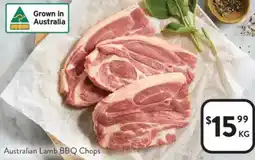Foodworks Australian Lamb BBQ Chops offer