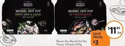 Foodworks Boston Bay Mussel Hot Pot Flavour Varieties offer