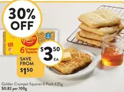 Foodworks Golden Crumpet Squares offer