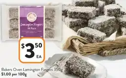 Foodworks Bakers Oven Lamington Fingers offer