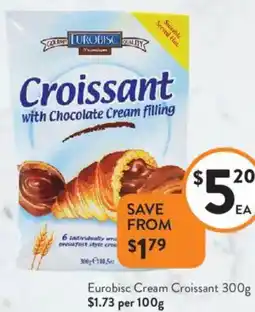 Foodworks Eurobisc Cream Croissant offer
