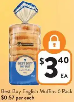 Foodworks Best Buy English Muffins offer