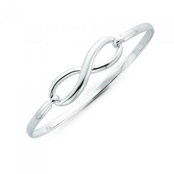 Prouds Sterling Silver Infinity Bangle offer