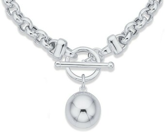 Prouds Sterling Silver Belcher FOB Bracelet offer