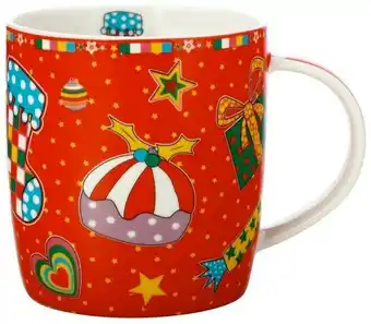 Maxwell & Williams Donna Sharam Wonderland Mug - Red