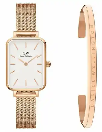 Myer Daniel Wellington Quadro Rose Gold Watch offer