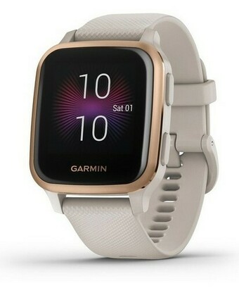 Myer Garmin Venu Sq Music Edition in Light Sand and Rose Gold offer
