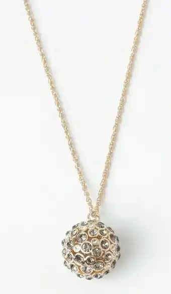 Trent Nathan Pave Ball Longline Pendant